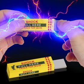 1 pce Electric Shock Joke Chewing Gum; Shocking Toy; Gift; Gadget Prank Trick Gag Funny Fool's Day Toy; Gift For Halloween