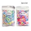 2Bag/set Baby Girl Elastic Hair Bands Multicolor Kids Ponytail Holder Rubber Bands Children Hair Ring Baby Girl Hair Accessories