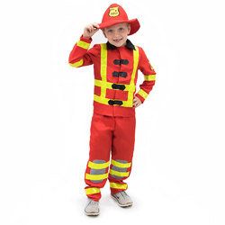 Flamin' Firefighter Children's Costume, 7-9