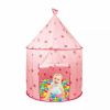 Cmgb Princess Castle Play Tent, Kids Foldable Games Tent House Toy for Indoor & Outdoor Use-Pink