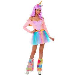 Rainbow Unicorn Costume, L