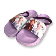 Frozen Girls Slide Sandals with Heel Strap