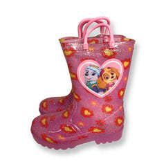 Paw Patrol Sparkly Pink Light Up Rain Boots