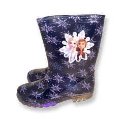 Frozen Light Up Rain Boots - Navy