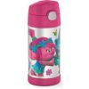 Thermos Funtainer 12 Ounce Stainless Steel Vacuum Insulated Kids Straw Bottle Trolls