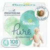 Pampers Pure Protection Natural Diapers Size 4, 108 Count