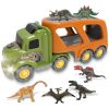 (Do Not Sell on Amazon) Car Truck Toy for 3/4/5/6 Years Old Boys and Girls, Dinosaur Transport Truck Including T-Rex, Pterodactyl, Brachiosaurus, for