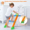 Potty Training Toilet Seat w/ Steps Stool Ladder For Children Baby Foldable Splash Guard Toilet Trainer