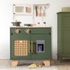 Bohemian style Vintage Green Kitchen Playset, Wonderful Gift for Boys& Girls