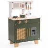 Bohemian style Vintage Green Kitchen Playset, Wonderful Gift for Boys& Girls