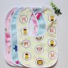 3-Pack Color Random Washable Waterproof Children's Super Soft Bib Baby Bib