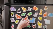 27 Fridge Magnets for Toddlers Refrigerator Magnets for Toddlers from 3 yo Animal Baby Magnets