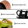 Toy Dinosaur RC Cars 1/43 Scale 27MHz Toy Dinosaur RC Cars, 9mph Max Speed, Monster Truck for Toddlers Birthday Gifts