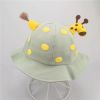 Children's hats deer fisherman hat boys and girls sunshade baby pot hat