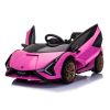 12V Electric Powered Kids Ride on Car Toy - pink