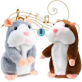 Cute Talking Hamster Toy Children's Best Friend (Color: Brown)