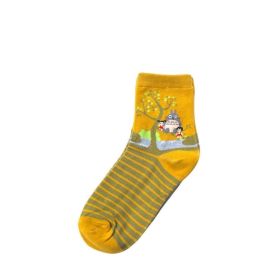 CHAOZHU japanese classic Hayao Miyazaki comic xmas gift birthday girls women cartoon socks My Neighbor Totoro/Spirited Away (Color: My Neighbor Totoro, size: 35 to 40)