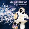 Bubble Gun, Space Bubble Machine For Kids Toddlers, Leak Proof Design, Automatic Bubble Blower Maker With Light And Bubble Solution, Summer Outdoor To