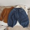 Baby Demin Blue Loose Quality Fashion Spring Autumn Pants