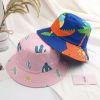 Baby Boy Cartoon Animal & Cactus Pattern Sunshade Bowl Hats