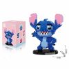 Funny Disney Lilo and Stitched Miniature Block Hot Selling Stitch Miniature Blocks DIY Guitar Holding Book Toys Gifts for Kids