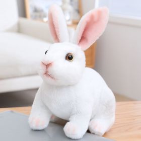 Simulation Rabbit Doll Plush Toy Children's Gift Easter Bunny 7.87inch (Items: White Rabbit, Style: 20 Cm)