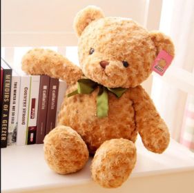 Teddy Bear Plush Dolls Baby Cute Animal Dolls Soft Cotton Stuffed Home Soft Toys Sleeping Stuffed Toys Gift Kawaii (Color: R, Height: 40CM)