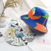 Baby Boy Cartoon Animal & Cactus Pattern Sunshade Bowl Hats